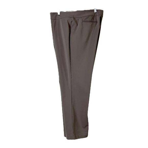 Nine Eight Dress Pants Career Trousers Mid Rise Taupe Women’s Plus Size 16 - Picture 2 of 8